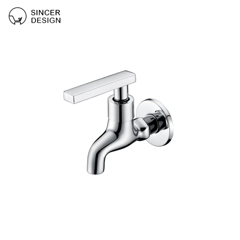 Wholesale Copper Core Single Cold Water Tap for Basin, Face Basin and Handwashing Faucet, Single Hole Undermount Sink Faucet for Bathroom