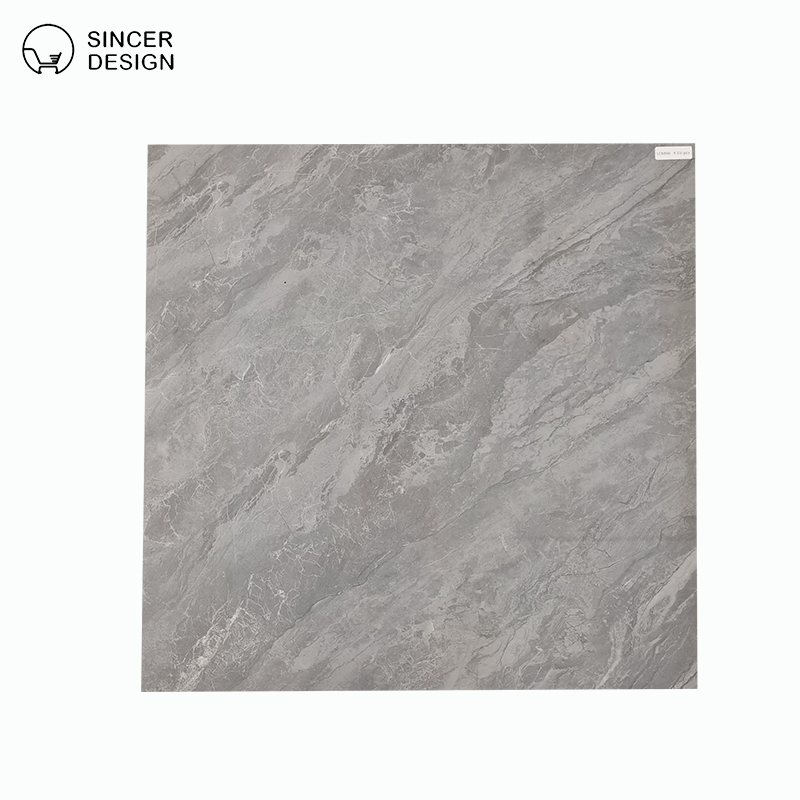 Simple Kitchen and Bathroom Tiles 600x600 Imitation Marble Pattern Balcony Kitchen and Bathroom Antique Matte Floor Tiles