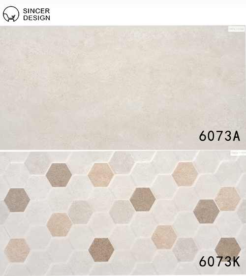 Kitchen and Bathroom Toilet 300×600 Rounded Edge Anti-Slip Floor Tiles for Rental House, Self-Built House Wall Tiles