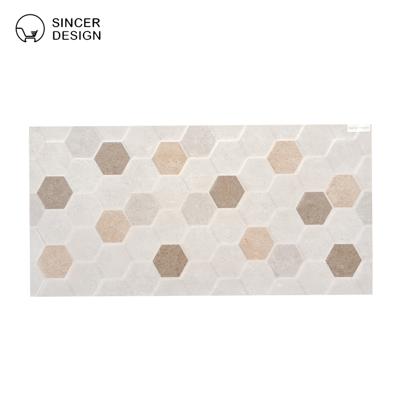 Kitchen and Bathroom Toilet 300×600 Rounded Edge Anti-Slip Floor Tiles for Rental House, Self-Built House Wall Tiles