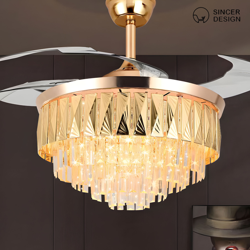 Hotel Living Room Luxury Modern Chandeliers Multilayer Round Dining Room Chandelier Light