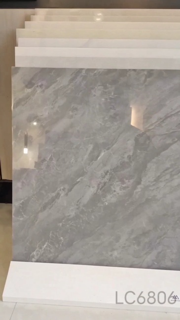 Simple Kitchen and Bathroom Tiles 600x600 Imitation Marble Pattern Balcony Kitchen and Bathroom Antique Matte Floor Tiles