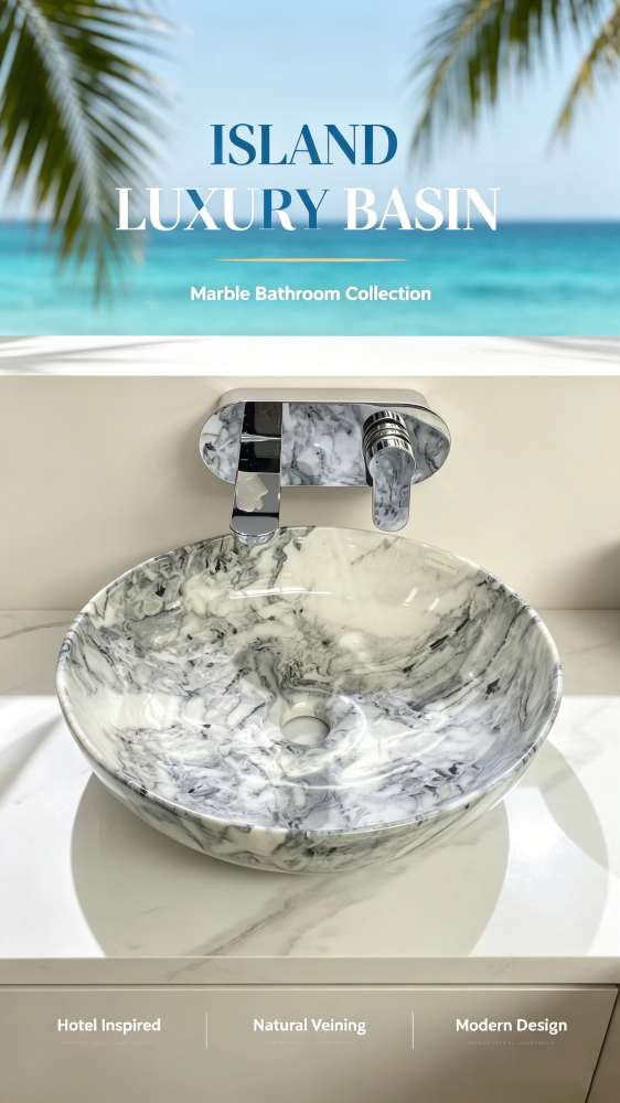 Hotel ceramic washbasin, countertop basin, artistic face basin, European ceramic single basin customized
