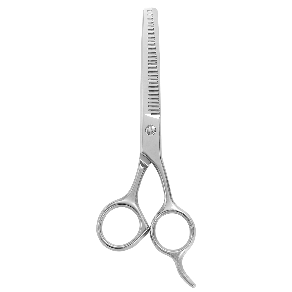 2 Pack 6.5” Hair Cutting Scissors Kit, Professional Barber Hairdressing Texture Haircut Thinning Shears Set Sharp Stainless Steel Blades for Women Men Grooming Trimming Home Salon
