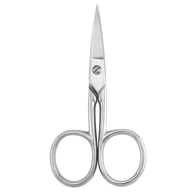 Small Embroidery Curved Scissors, 4” Forged Stainless Steel Detail Craft Yarn Scissors, Pointed Tip Sharp Metal Precision Little Scissors for Fabric Sewing Needle Work, DIY craft