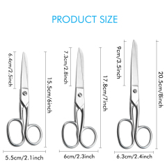 Professional Forged Fabric Scissors, Officve Heavy Duty Scissors, Sharp Stainless steel Sewing Shears for household Supplies