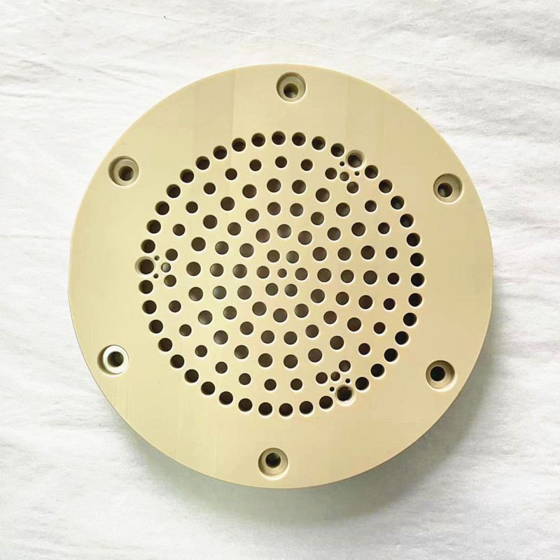 PEEK CNC Machined parts for Heat Dissipation Cover