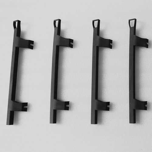 Black Nylon 30GF Customized CNC machining Driver Door Below Belt Glass Guide LHD