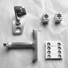 Customized Aluminum CNC Machined Hook Handle for Aerospace parts