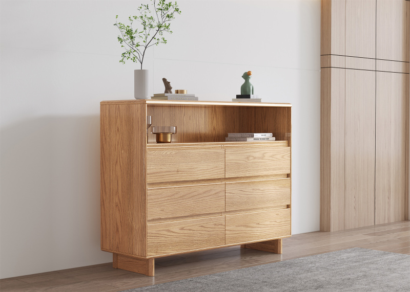 Side Cabinet Ash Wood