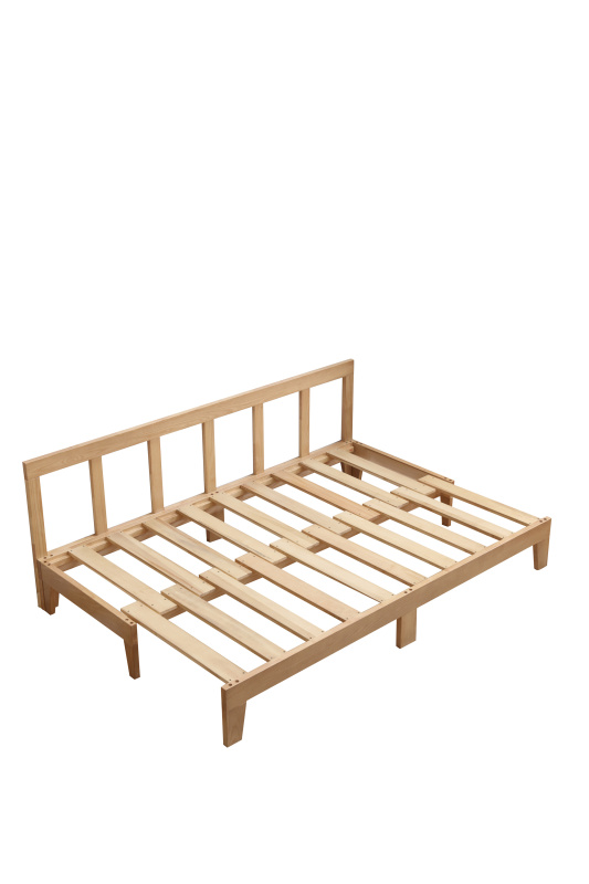 Ash Wood Solid Sofa Bed With Coushion BL5603