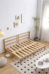 Ash Wood Solid Sofa Bed With Coushion BL5602