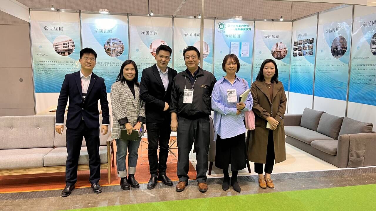 TTY Homes Showcases Ash Wood Elegance at Japan Asia Furnishing Fair 2023