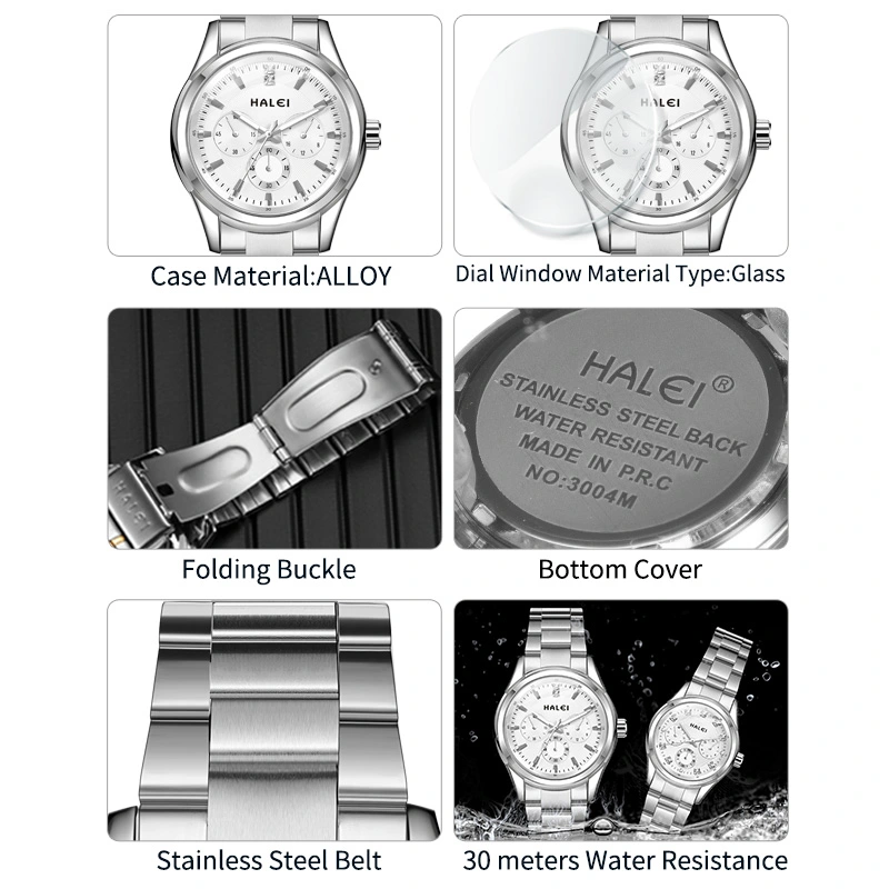 HALEI 3004ML quartz watch price