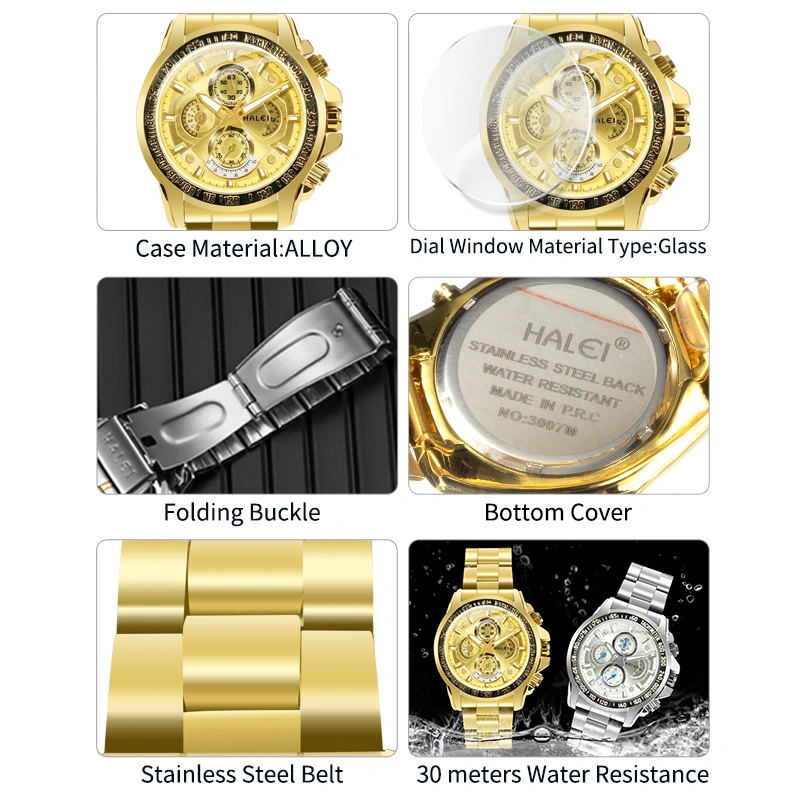 HALEI 3042M men wrist watches