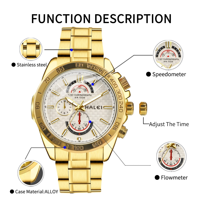 HALEI 3050M luxury watches for men