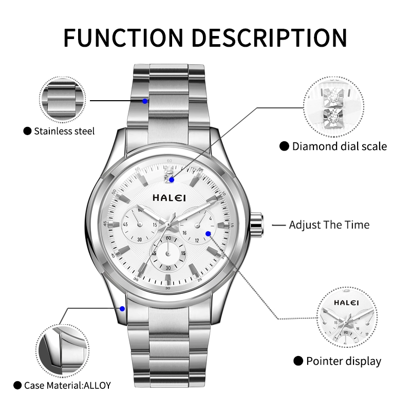 HALEI 3004ML quartz watch price