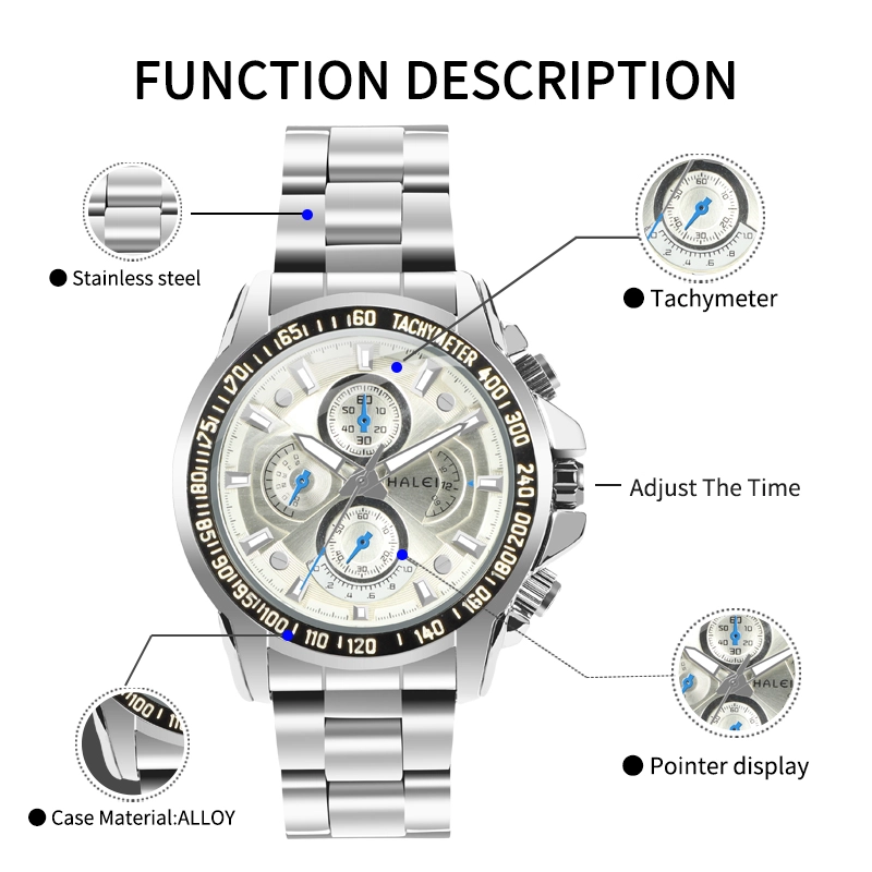 HALEI 3042M men wrist watches