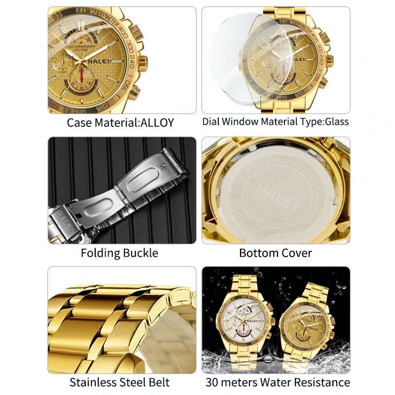 HALEI 3050M luxury watches for men