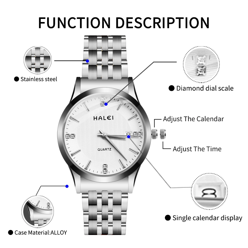 HALEI 562ML fashion quartz watch