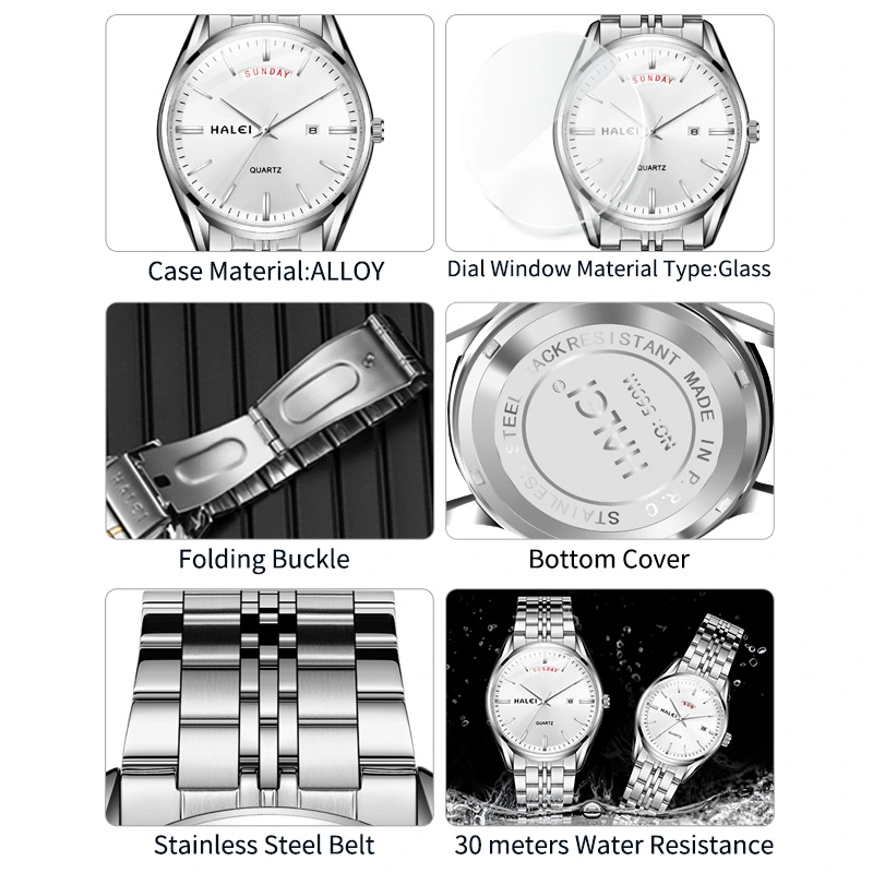 HALEI 582ML japan movement quartz watch