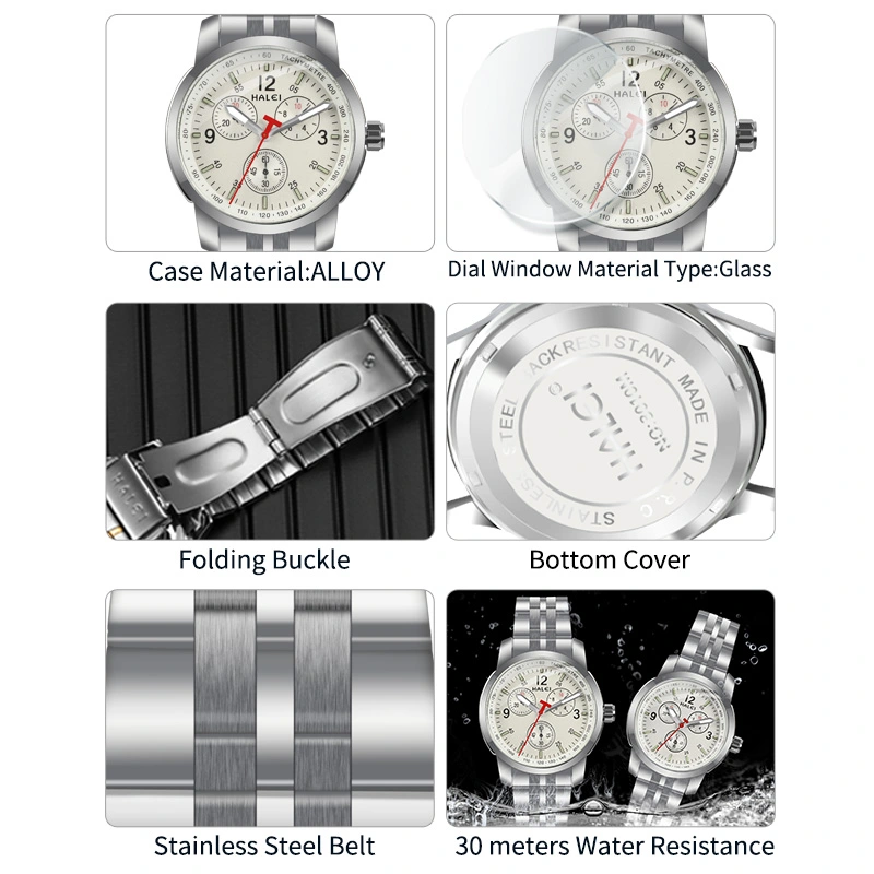 HALEI 3010ML wrist watches for men and women