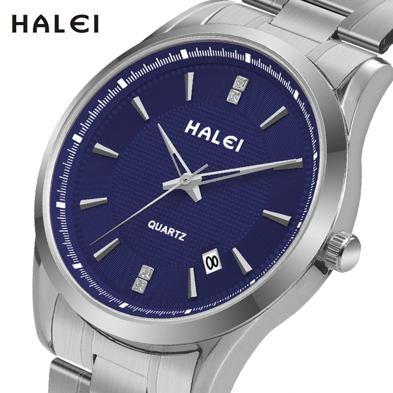 HALEI 569ML stainless steel watch for men and women