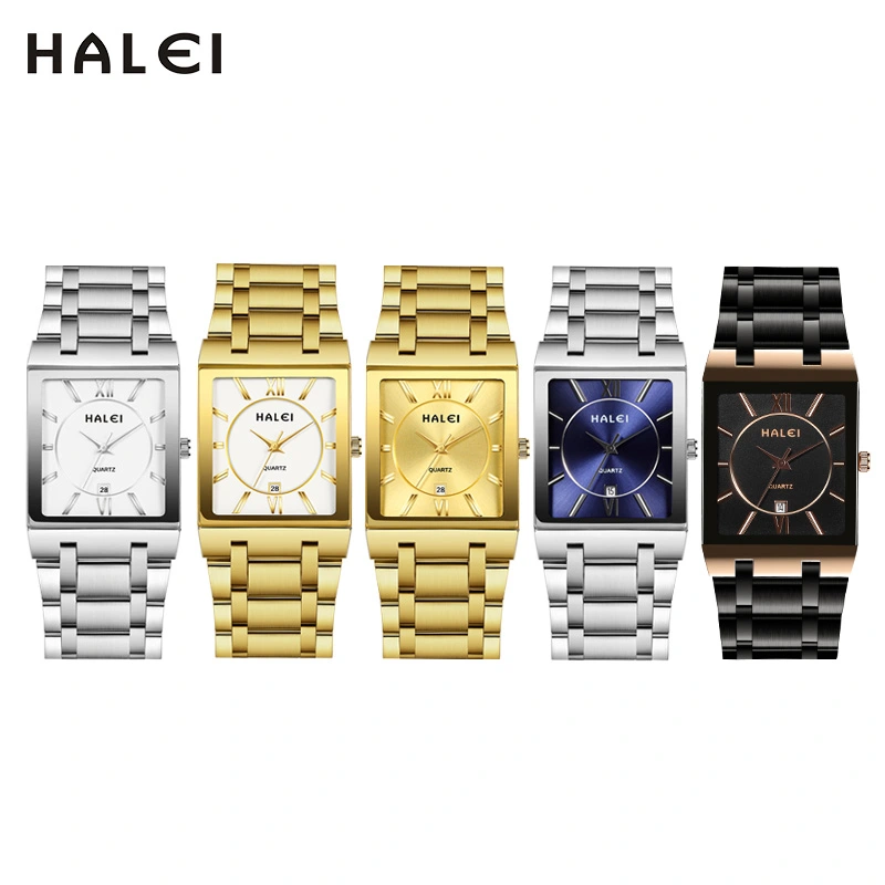 HALEI 564ML square quartz watches