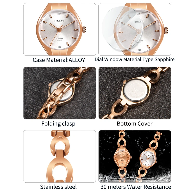 HALEI 5006L quartz watches women
