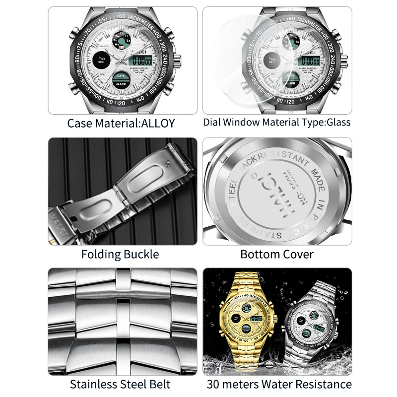 HALEI 1001M men luxury watch
