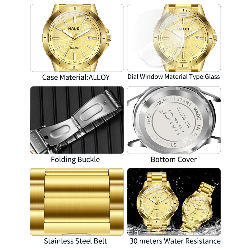 HALEI 8033ML high quality watch for men women