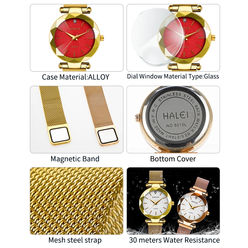 HALEI 6010L women watches luxury