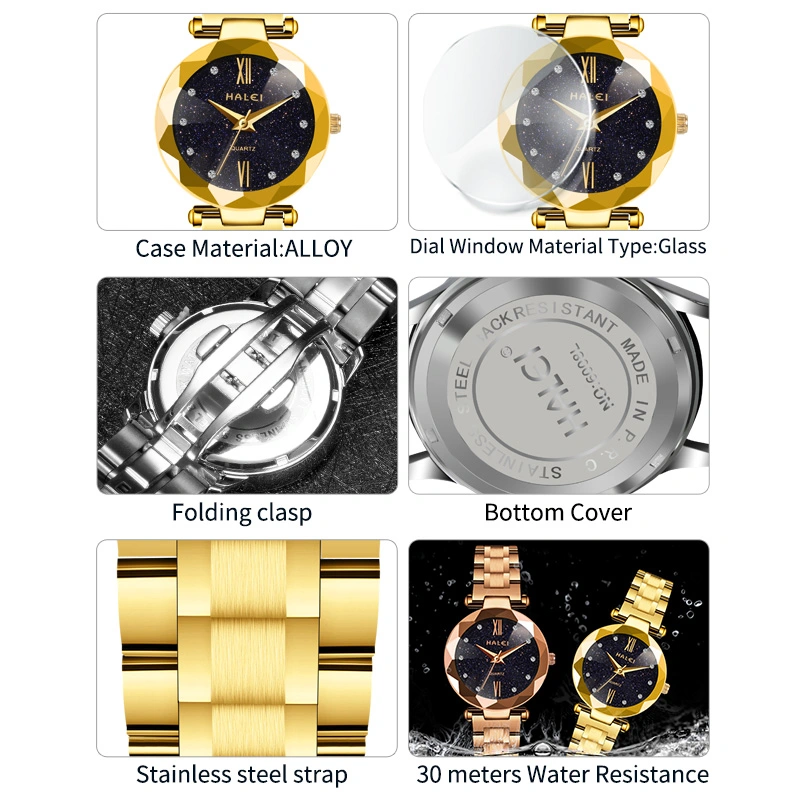 HALEI 6008L female wrist watch