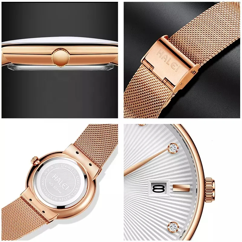 HALEI 8024ML fashion new quartz wrist watch