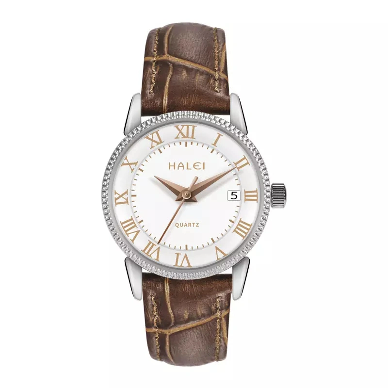 HALEI 525ML leather wrist watch