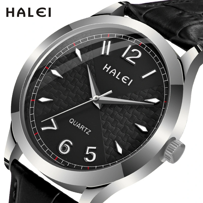 HALEI 517ML high quality leather watches