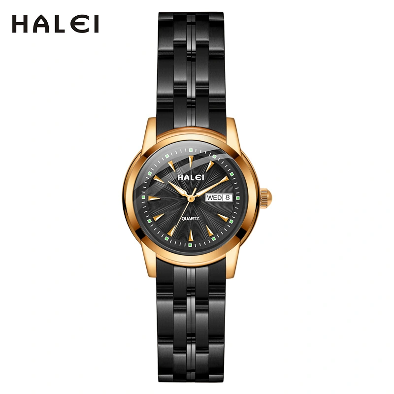 HALEI 348ML Double calendar quartz watch