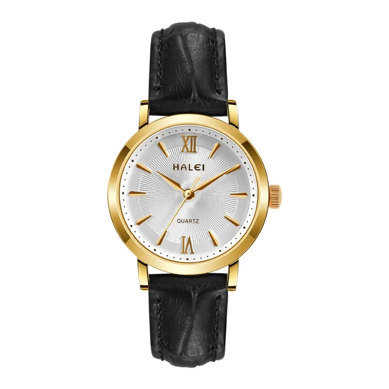 HALEI 546ML Unisex leather watches