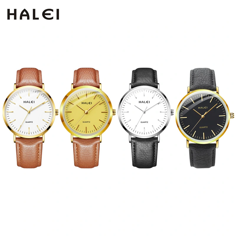 HALEI 541ML Fashion leather watch