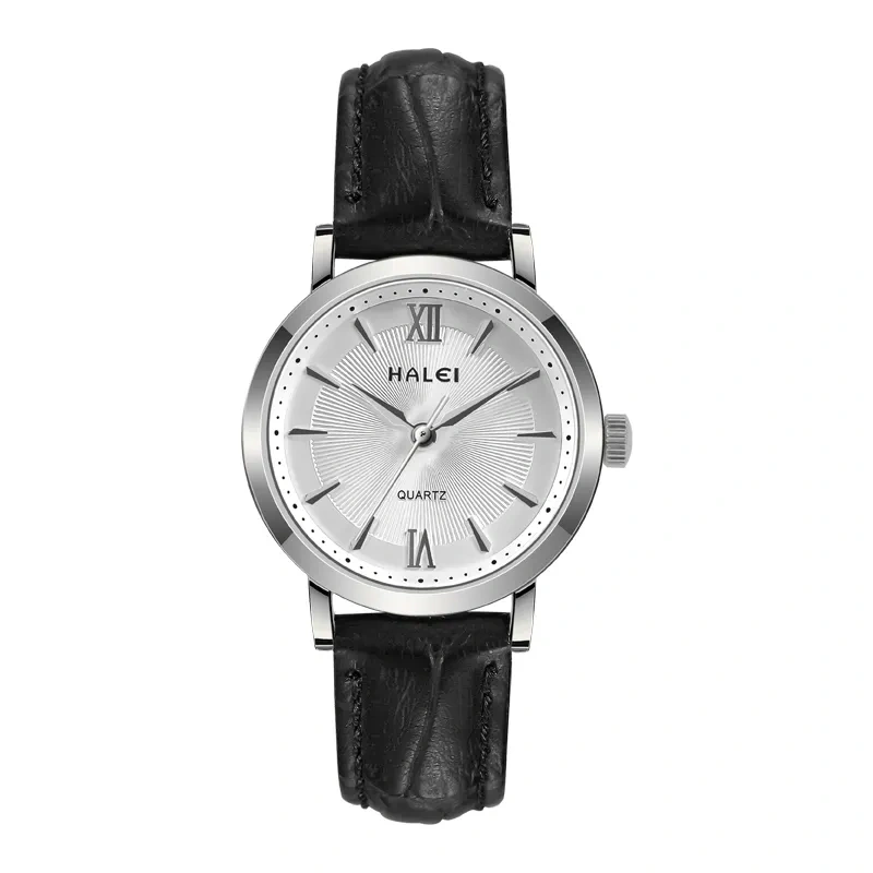 HALEI 546ML Unisex leather watches