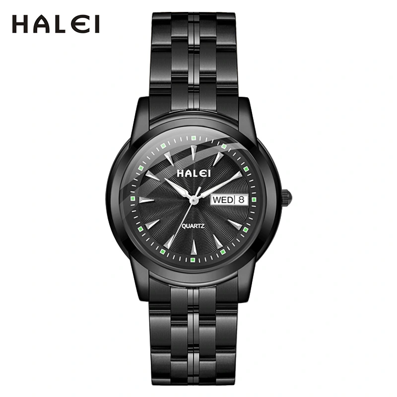 HALEI 348ML Double calendar quartz watch