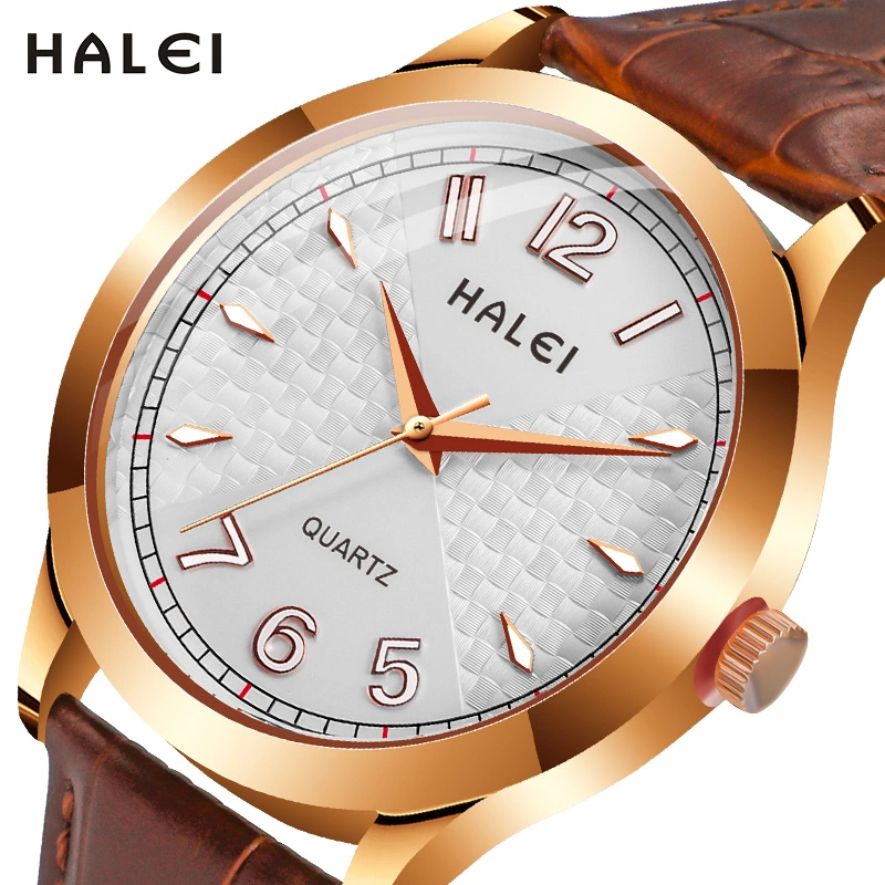 HALEI 517ML high quality leather watches