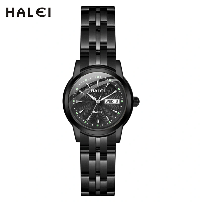 HALEI 348ML Double calendar quartz watch