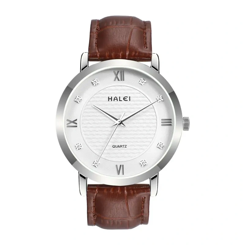 HALEI 545ML water proof leather watches