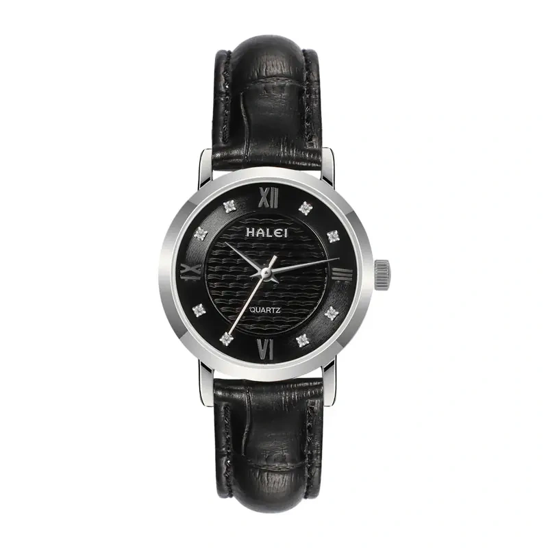 HALEI 545ML water proof leather watches