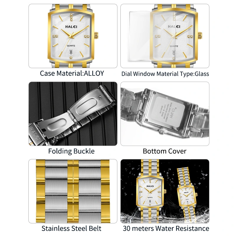 HALEI 570ML luxury square watch