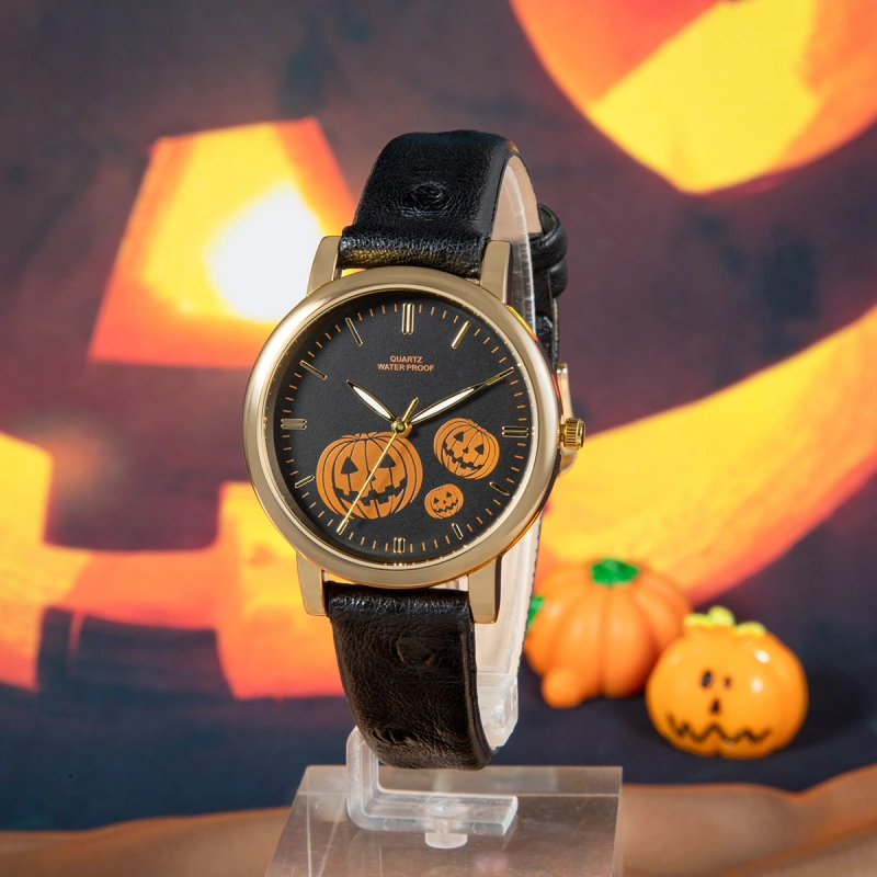 Halloween Pumpkin Funny Quartz Watch for Women