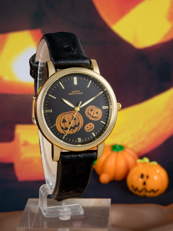 Halloween Pumpkin Funny Quartz Watch for Women