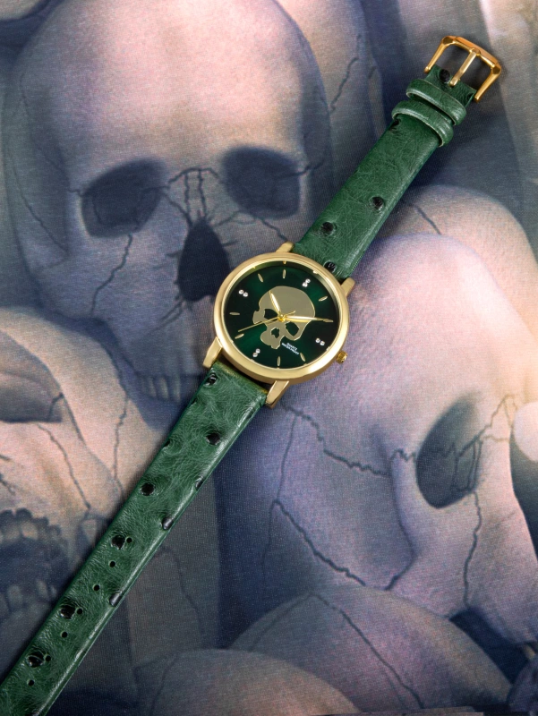 Ladies quartz watches for Halloween gifts funny skull