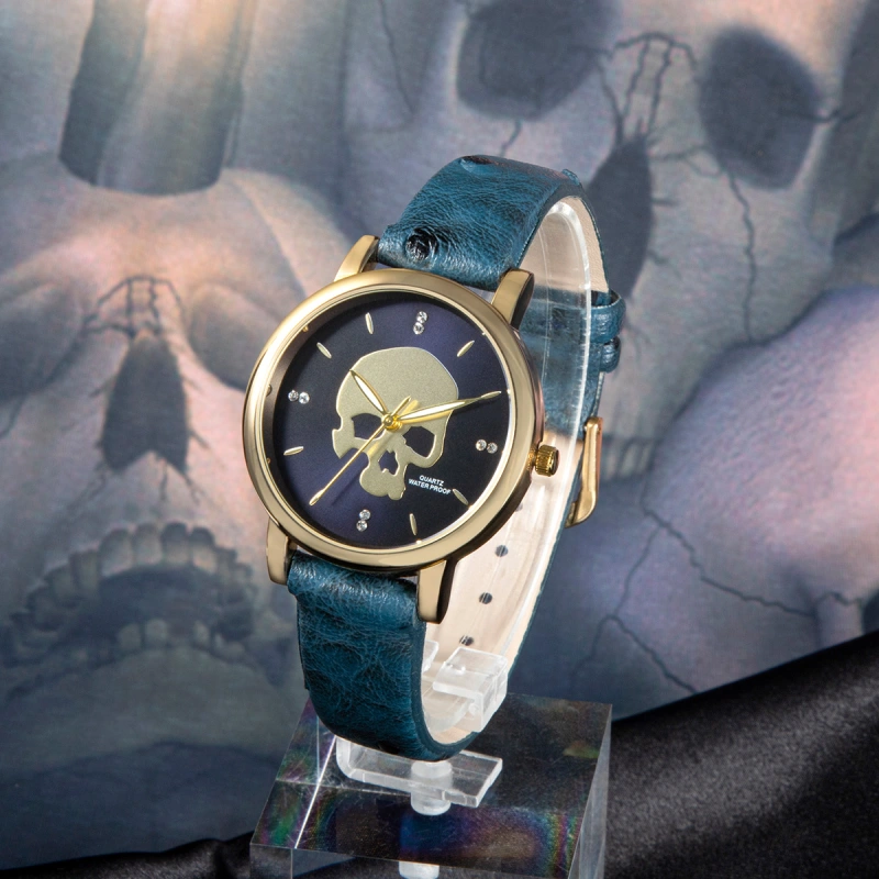 Ladies quartz watches for Halloween gifts funny skull